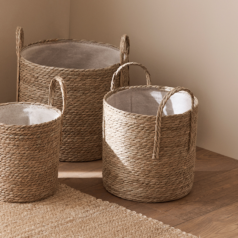 草编收纳筐大容量脏衣篮