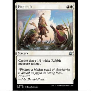 万智牌 MTG 纵身蹦跃 BLB 斑隆洛 英文闪