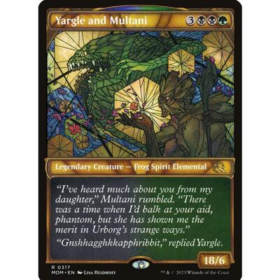 万智牌 MTG 雅骨尔与穆塔尼 异画 简中 317 多 R MOM