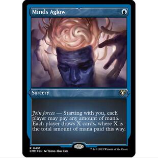 [ ] 万智牌 MTG 指挥官大师 CMM 英文 心神光辉 蚀刻闪