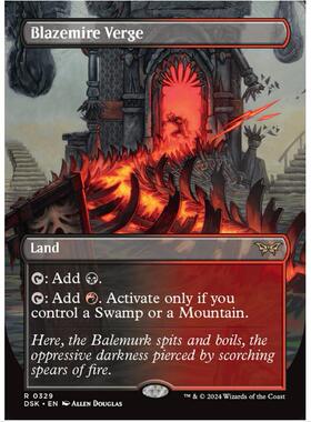 DSK 256 焰沼边陲 Blazemire Verge 金 万智牌 暮悲邸