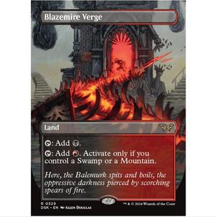 DSK 256 焰沼边陲 Blazemire Verge 金 万智牌 暮悲邸