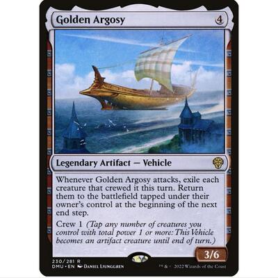 万智牌 MTG 英文 黄金阿格西号 多明纳里亚：众志成城 DMU