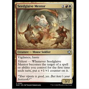 万智牌 MTG 种剑导师 BLB 斑隆洛 英文闪