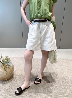 卡蔓诗韩系高腰A字短裤夏季百搭