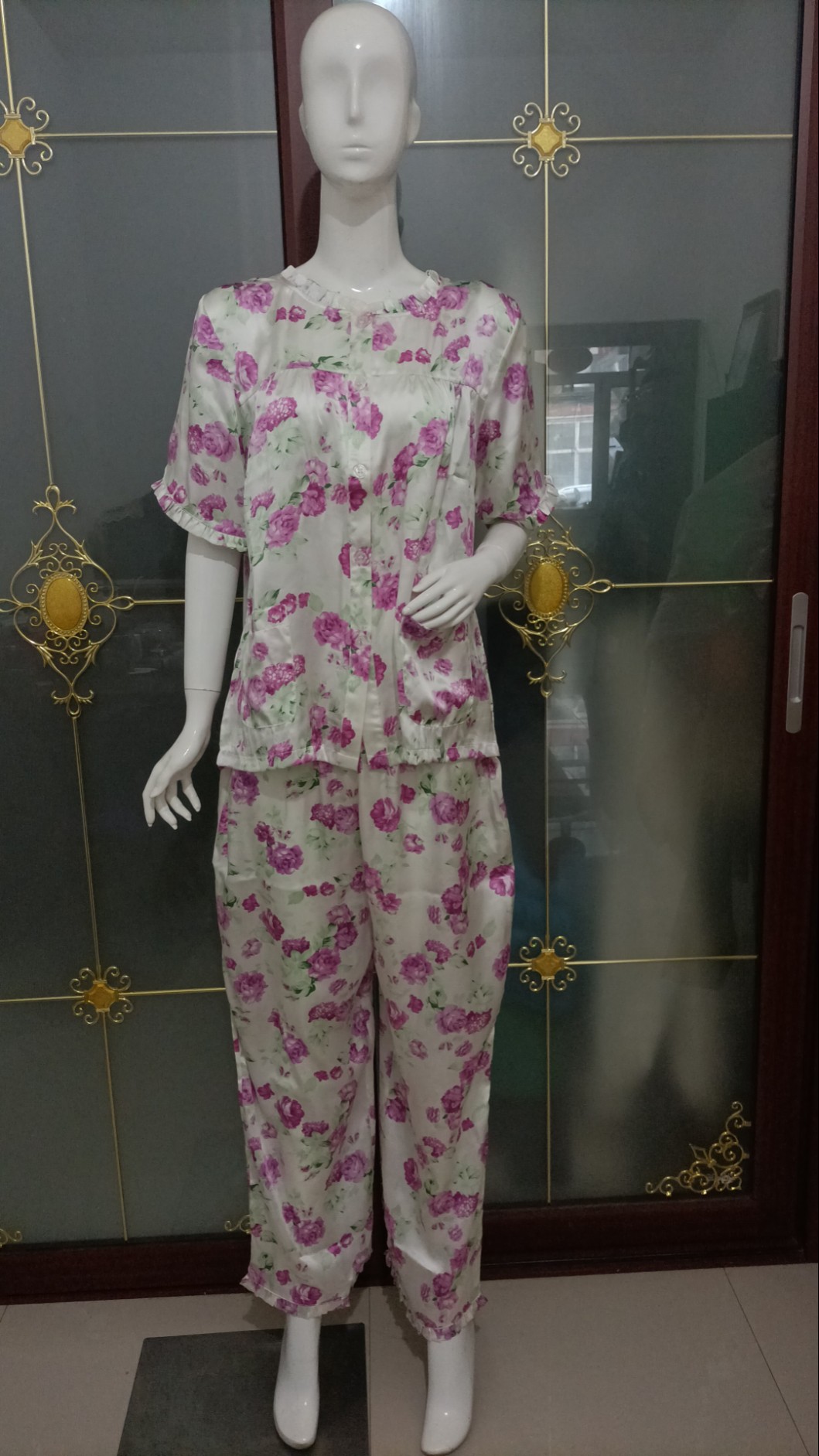 棉花堡女士桑蚕丝上170/100CXL下170/92C 上175/104CXXL下175/96C