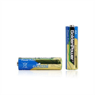 4节金力 碱性5号AA电池 GoldenPower GLR6A/LR6体温计电池