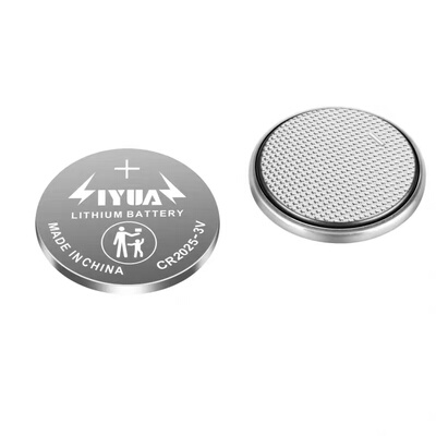 2粒 LiYuan CR2025 lithium battery 3v 遥控器纽扣电池