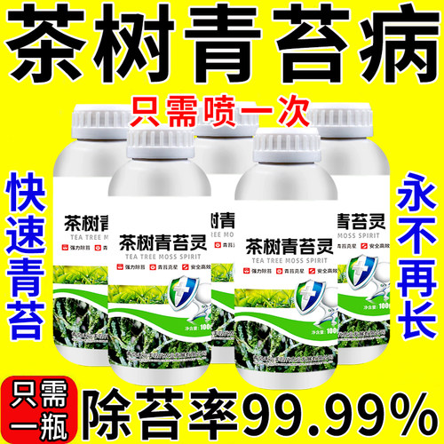 茶树青苔灵】茶树茶叶青苔消除苔藓苔衣湿地墙上屋苔藓藻类清除剂