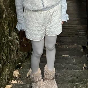 bi买好搭夹棉短裤 冬天 高腰女 Eve