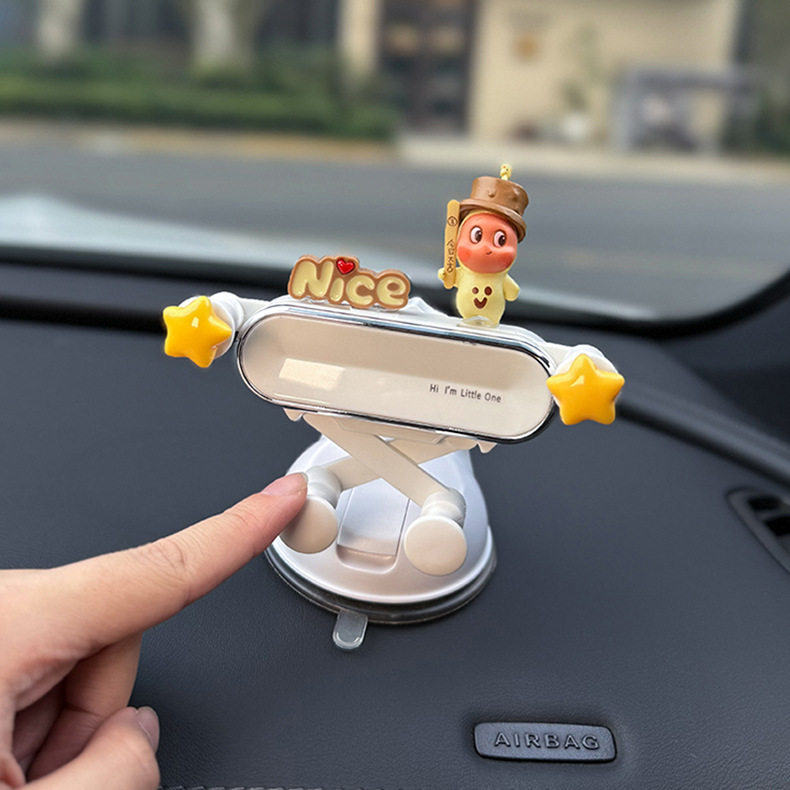 汽车中控台仪表台吸盘支撑架导航装饰可爱女新款车载手机支架摆件,汽车用品/电子/清洗/改装,车载手机支架/手机座,淘宝优惠券,粉丝福利购,淘宝优惠卷