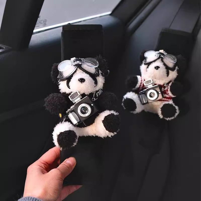 汽车安全带护肩套可爱车载玩偶保护套创意熊猫女车内装饰用品摆件,汽车用品/电子/清洗/改装,手刹套/档把套/套饰套装,淘宝优惠券,粉丝福利购,淘宝优惠卷