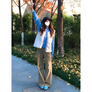 韩系针织毛衣叠穿马甲两件套装女秋冬季2025新款小个子冬装一整套