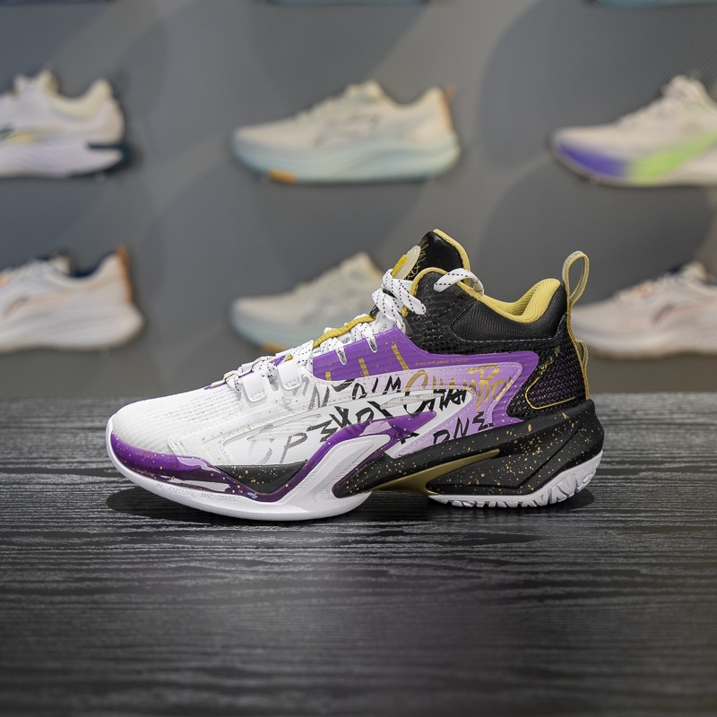 李宁春秋减震回弹篮球鞋