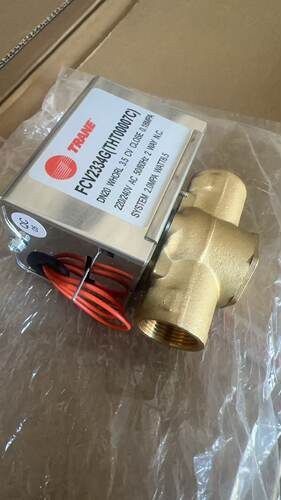 特灵风机盘管原装电动二通阀空调电磁阀FCV2334G THT00007C正品