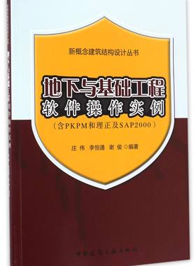 地下与基础工程软件操作实例(含PKPM和理正及SAP2000)/新概念建筑结构设计丛书