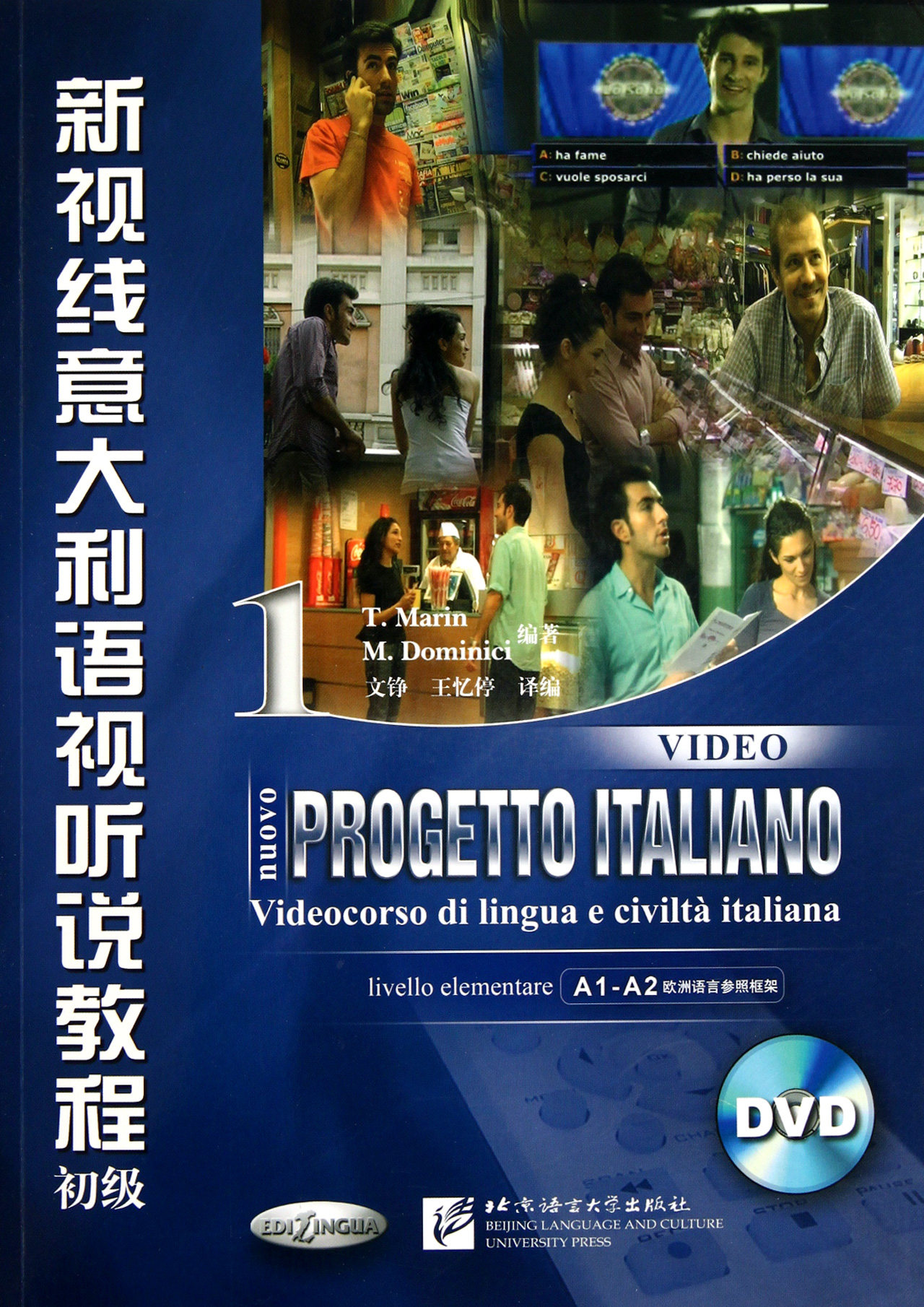 新视线意大利语视听说教程(附光盘初级)