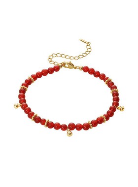 现货工厂直销幸运符号鸿运福禄手链女红色葫芦锁骨链手串毛衣链