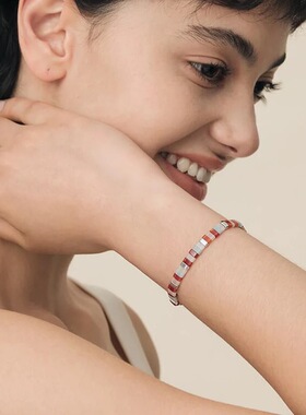 王鹤棣孟子义同款秘境森林手链女玛瑙手串珠情侣宝石手镯精致手饰