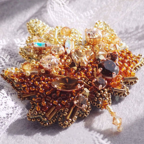 材料包胸针手工刺绣diy