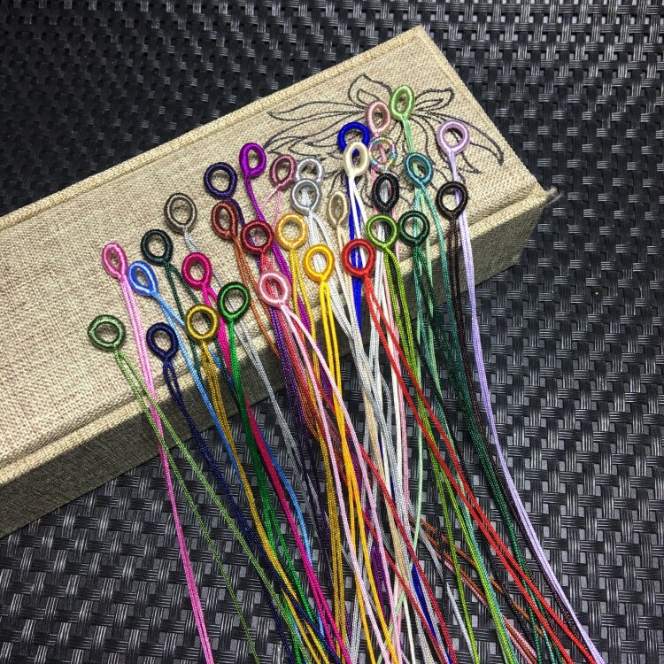 手工编织小饰品配件diy手链材料线圈中国结菠萝结绕制线环扣圆圈