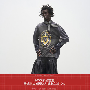 7440 37 1 SS24 学院镂空中网短袖橄榄球服T恤