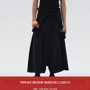 麻绳武士吊裆九分长裤 7440