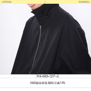 雾叠骨 26SS 7440 天丝棉麻空气飞片哈灵顿夹克