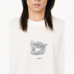 印花短袖 7440 假牙 T恤