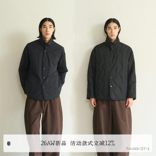 90白鹅绒双面穿立领夹克羽绒服