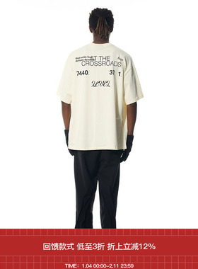 7440 37 1  “CROSSROADS”多色印花短袖T恤