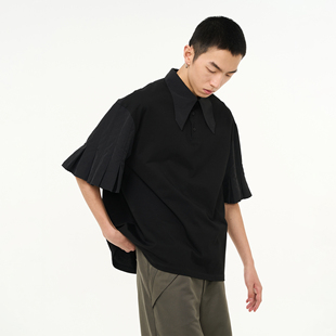 异领百褶袖 POLO 7440