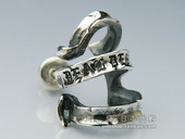 日本代购 耳饰配饰 复古原创925银男耳钉个性 DEAL DESIGN时尚