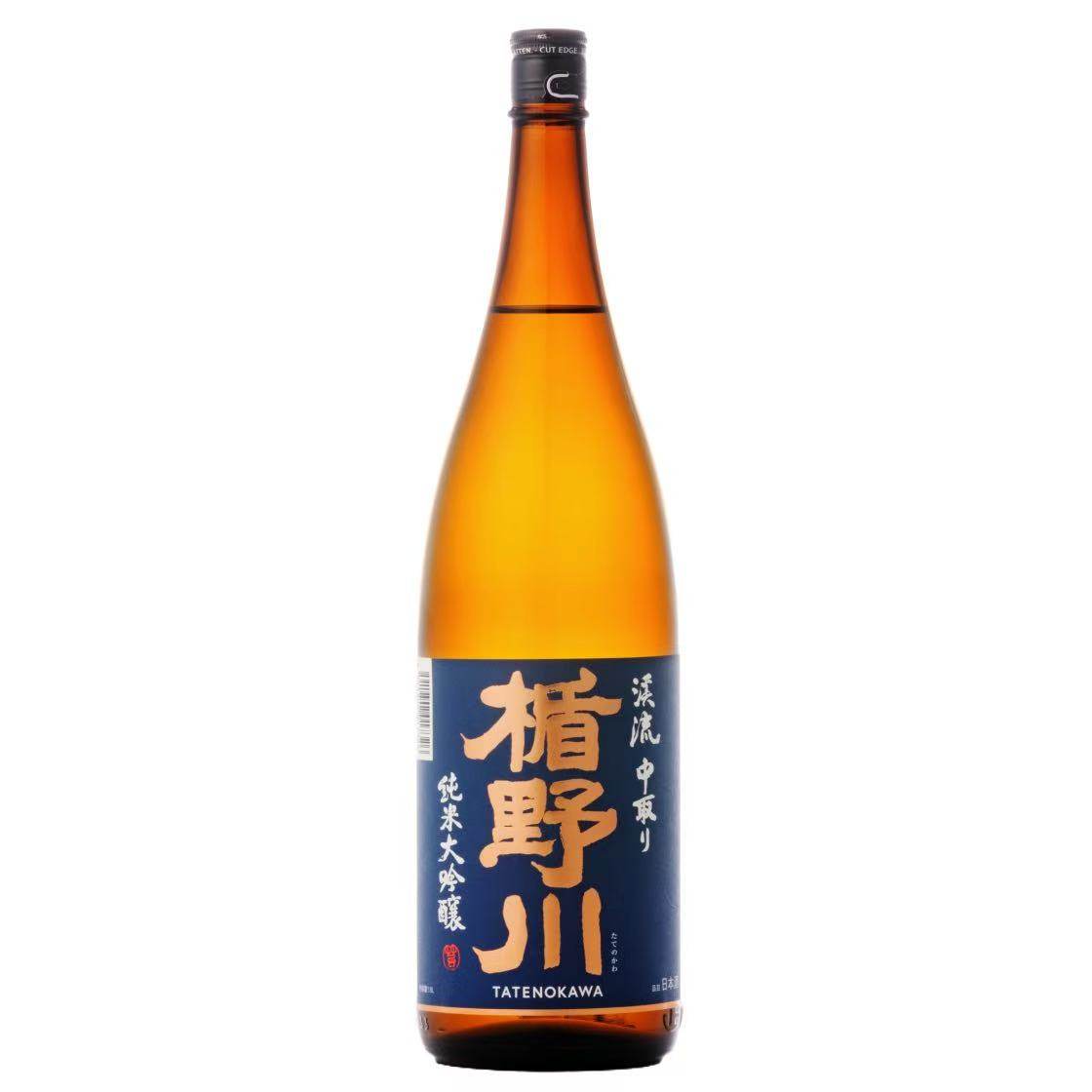 新包装楯野川美丽的溪流中取纯米大吟酿清酒1.8L日本原装进口洋酒