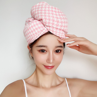 干发帽子超强吸水速干2022新款浴帽洗头巾女包头擦W头发的毛巾薄