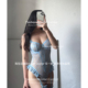 RenmeiLuziye 超美baby蓝纯欲蕾丝吊带性感纯欲连体衣 浪漫满屋