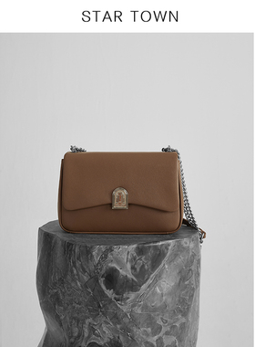 STARTOWN单肩包包女2024新款真皮腋下包原创斜挎女包高级感包包