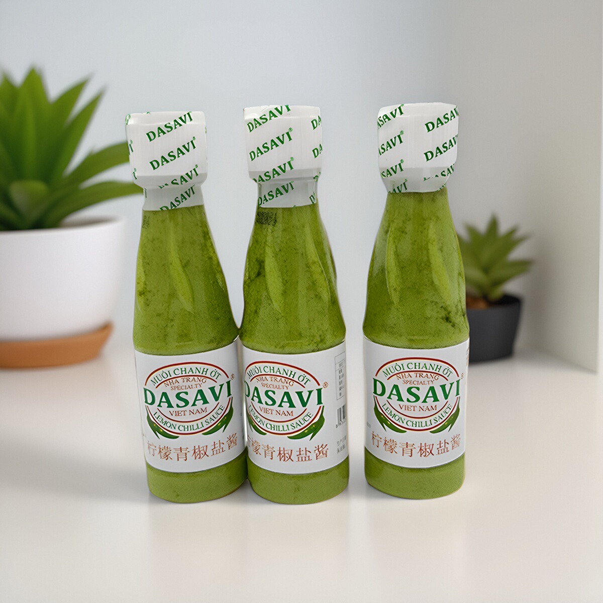 越南进口DASSVI柠檬青椒酱260g绿色青辣椒酱泰式风味海鲜酱包邮