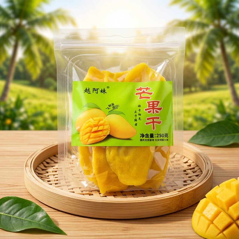越南风味芒果干250g果脯果干蔬果干果脯类办公室特产零食包装包邮
