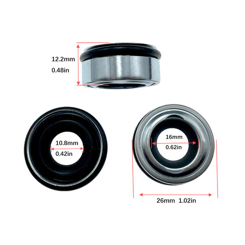 508油封普桑时代超人桑塔纳压缩机油封压缩机油封冷气泵油封轴封