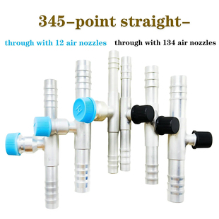 汽车空调直通管接头带加气嘴直通双通冷媒气门嘴座R134A加氟嘴