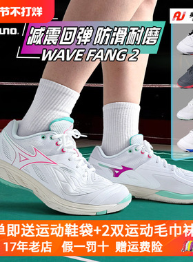 Mizuno美津浓24春夏新款男女进阶型稳定支撑羽毛球鞋WAVE FANG 2