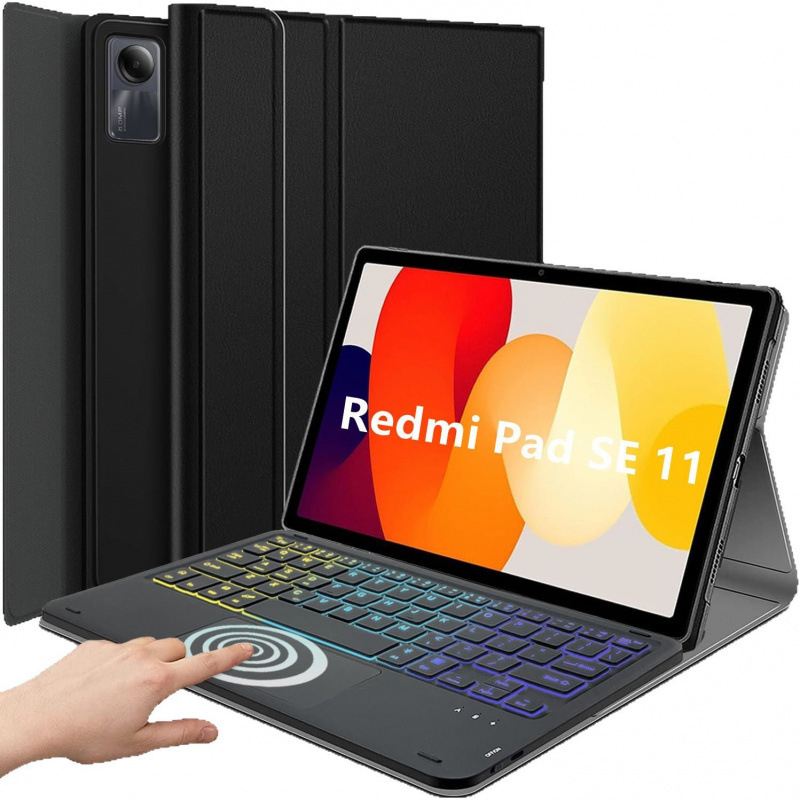 适用于红米Pad SE11英寸2023背光触摸板键盘保护套Redmi SE平板壳