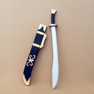 王朝马汉佩刀古代兵器侍卫刀戏剧衙役刀腰刀影视表演木质武器道具