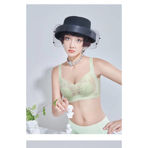 Shaply/莎莲妮蕾丝性感内衣女大胸显小超薄聚拢防下垂收副乳文胸