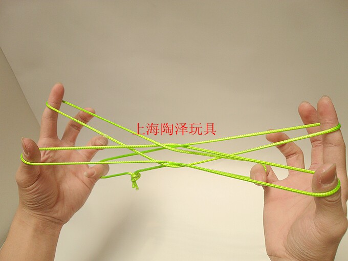 80后经典儿时怀旧游戏 2米翻花绳子挑花绳 回忆童年玩具 儿童礼品