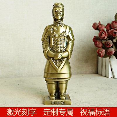 秦兵马俑锌合金西安旅游纪念品