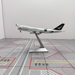 YY Wings 1/400 国泰航空B-LID B747-400F替换件开仓合金飞机航模