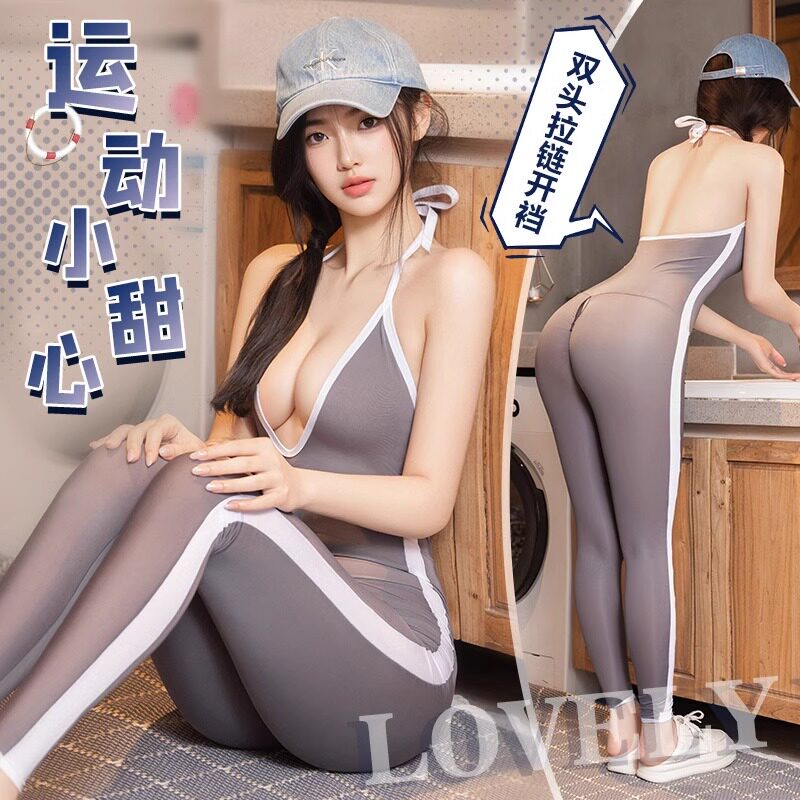 大胸性感连衣裤套装内衣一片式