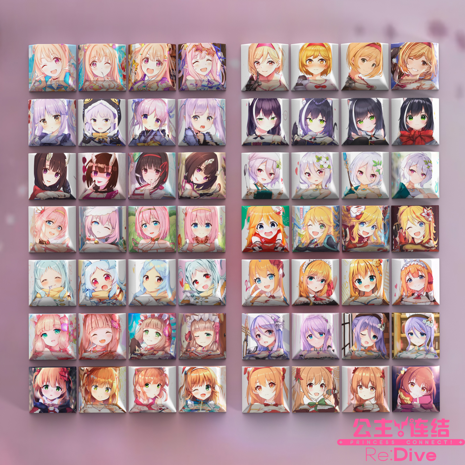 公主连结二次元动漫个性热升华键盘键帽可可萝凯佩可利姆草野优衣